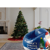 Inflatable Christmas chair with foot pump