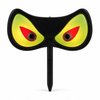 Green Evil Eyes flashing Halloween garden stake decoration, individual design