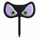 Purple Monster Eyes flashing Halloween garden stake decoration, individual design
