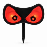 Red Angry Eyes flashing Halloween garden stake decoration, individual design