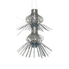 Blue foil Christmas hanging lantern decoration
