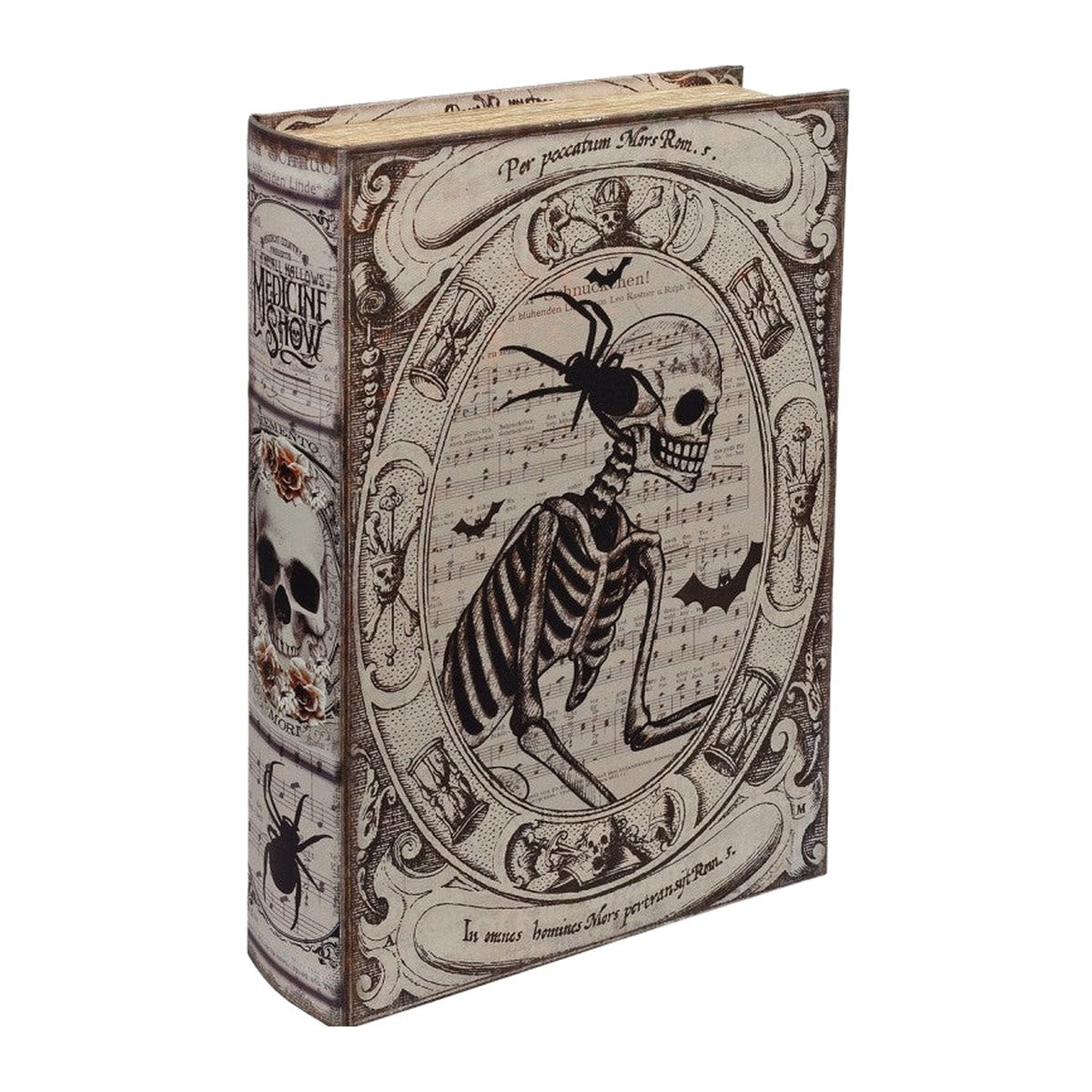 All Hallows Medicine Show Storage Book Box – 33cm on a clean white square background