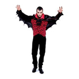 PMG The Count Dracula Halloween Fancy Dress Costume – Red & Black on a clean white square background