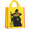 Standing witch yellow Halloween trick or treat bag – empty