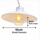 10cm shade diameter size reference