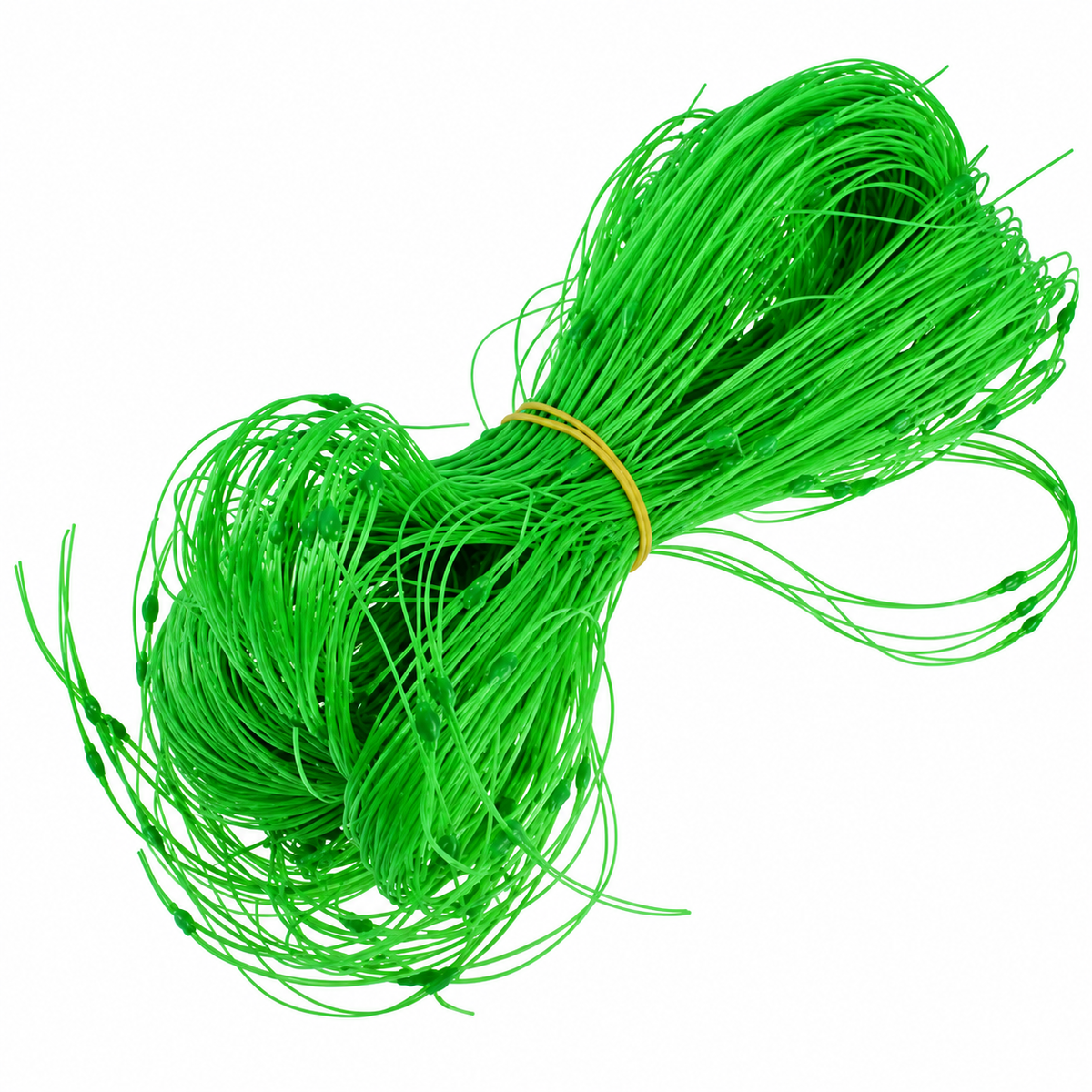 Kingfisher green garden plant support netting 4m x 1.7m on white background