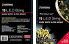 15 warm white LED battery lights with 1.4m lit length