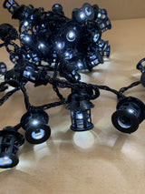 White LED traditional lantern Christmas lights additional view