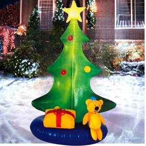 INFLATABLE LIGHT UP CHRISTMAS TREE