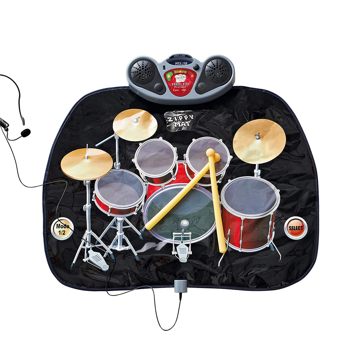 Kids musical drum playmat interactive play set