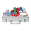 Poker set ~ Chips, Dice, Cards In Aluminium Case