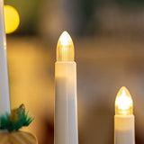 Seven-light pine effect Christmas candle bridge