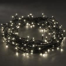 160 bright white LED Christmas lights
