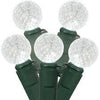 25 bright white LED berry Christmas lights