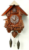 74cm carved wood Black Forest cuckoo clock