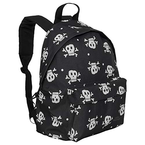 Skull and crossbones 16L backpack with padded shoulder straps