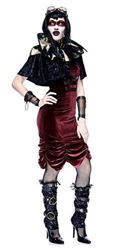 Steampunk Vampire Sexy Goth Cyber Punk Costume - SMALL