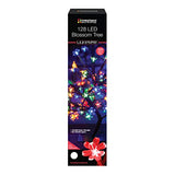 128 LED multi-coloured blossom tree indoor Christmas decoration
