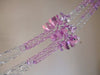 9ft pink and silver foil Christmas garland