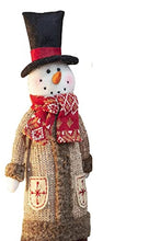 Load image into Gallery viewer, Snowman Fabric Ornament
