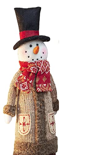 Snowman Fabric Ornament
