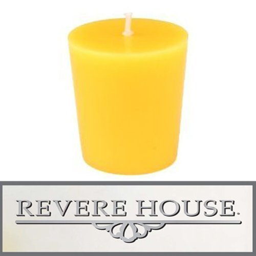Three Revere House Apple Pie scented votive candles 2 inch