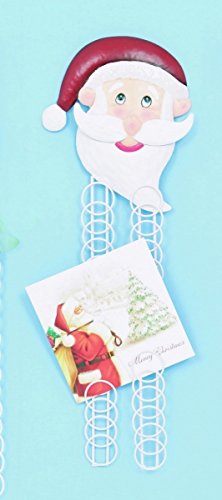 62cm metal Santa face Christmas card holder