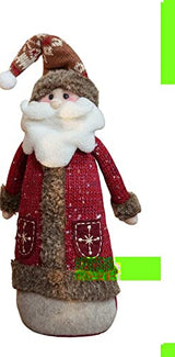 37cm Santa fabric Christmas ornament