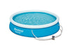 Round Kids Inflatable Paddling Pool with Filter Pump, Fast Set, 12 ft