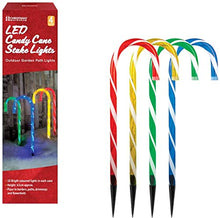 Load image into Gallery viewer, 4pc Light Up Candy Canes
