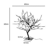 60cm freestanding blossom tree with 128 coloured LED lights