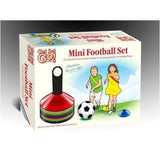 Kids mini football training set with ball pump and 16 cones