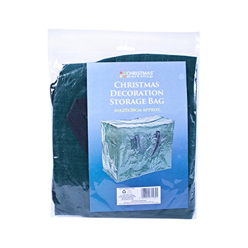 Large Christmas decoration storage bag with carry handles