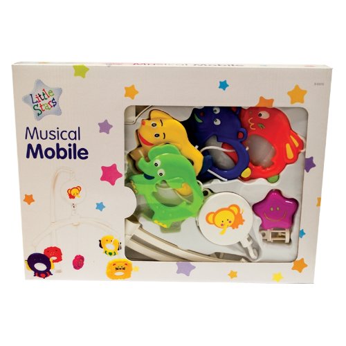 Little Stars baby musical cot mobile for nursery use