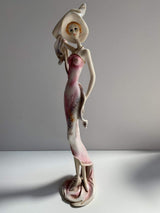 Widdop Rebecca hand-painted resin lady ornament 35cm