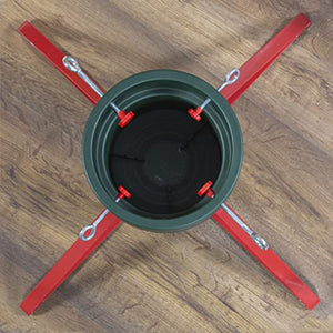 Christmas Tree Stand / Fits Trees Up To 2.5M Tall & 14.5CM Diameter / Holds 2.8L of Water / 57cm x 57cm x 21.5cm