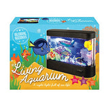 Global Gizmos 53970 black battery-operated LED aquarium night light
