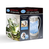 Quest cordless LED glass kettle countertop appliance