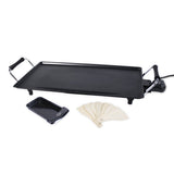Large non-stick tabletop teppanyaki grill