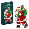 52cm battery-operated LED Santa Christmas window light