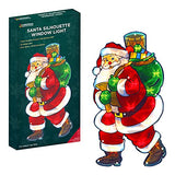 52cm battery-operated LED Santa Christmas window light