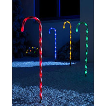 Load image into Gallery viewer, 4pc Light Up Candy Canes
