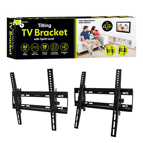 Tilting TV wall bracket for 23 to 55 inch televisions