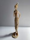 Widdop Zoe hand-painted lady ornament 34cm