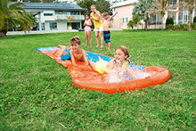 Load image into Gallery viewer, Double Water Slip and Slide, 4.88m Inflatable Garden Games with Built-in Sprinklers
