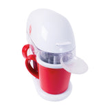 Homemade ice cream and sorbet maker for two flavours