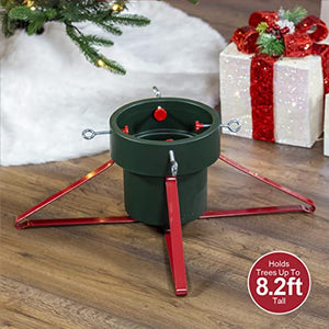 Christmas Tree Stand / Fits Trees Up To 2.5M Tall & 14.5CM Diameter / Holds 2.8L of Water / 57cm x 57cm x 21.5cm