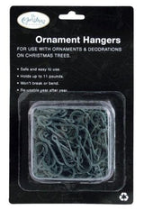 Pack of 150 green Christmas tree bauble hooks and ornament hangers