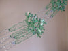 Green and silver four-section foil Christmas garland