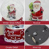 Musical Traditional Santa Claus Snow Globe / Indoor Festive Decoration / Wind Up & Play